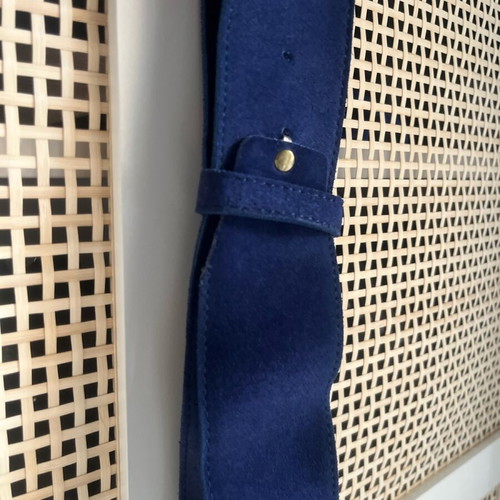 Vintage belt blue with stone like new