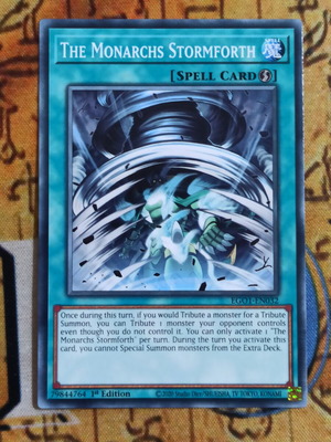 The Monarchs Stormforth Quick Play Spell κάρτα σαν καινούργιο