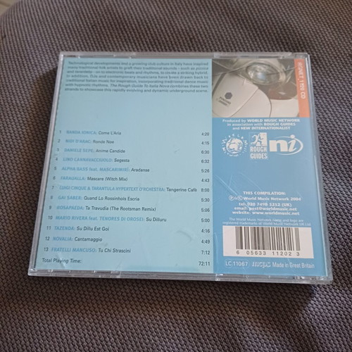 The Rough Guide to Italian Nova CD album compilation new, electronic
