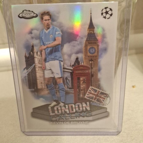 Kevin de Bruyne London Calling Topps insert card