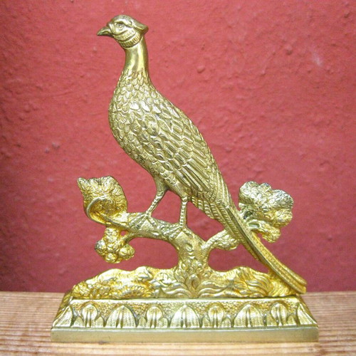 Decorative pheasant bronze used with gilding