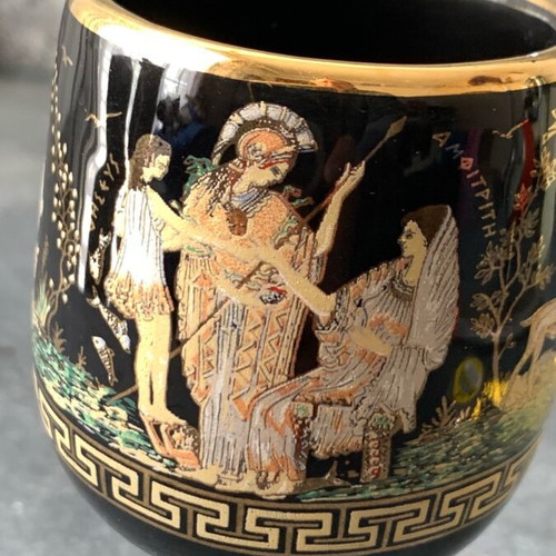 Greek cup used with traditional design