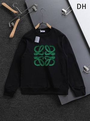 Loewe sweatshirt new xl black with embroidery
