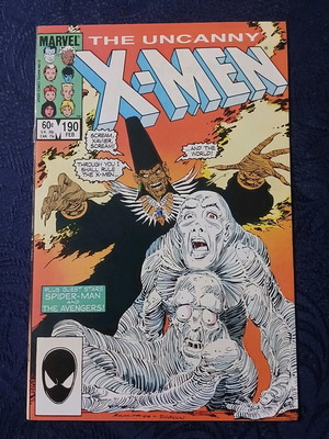 Uncanny X-Men #190 used Marvel comic 1985