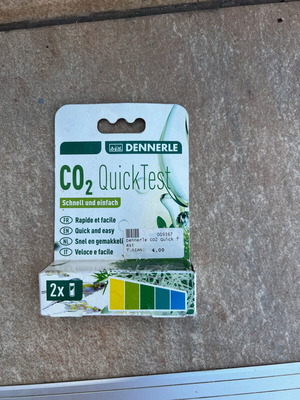 Dennerle CO2 QuickTest used, pack of 2 for planted aquariums