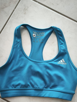 Adidas Techfit Sports Bra ClimaCool Size XS Like New Blue