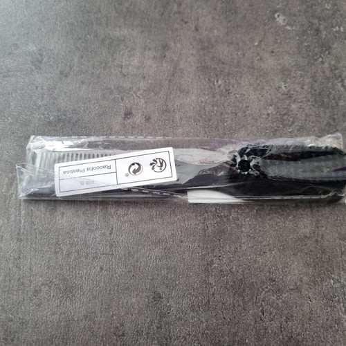 Men's grooming brush comb 2 in 1 black new