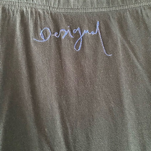 Desigual skirt asymmetrical black, like new, cotton