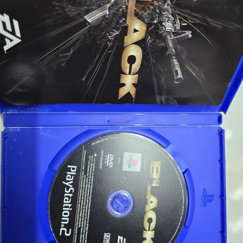 Black PlayStation 2 game