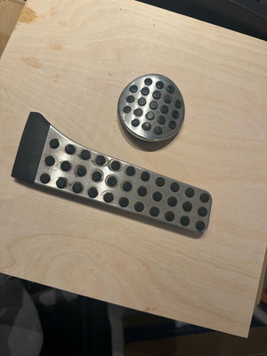Brabus pedal protectors for smart like new