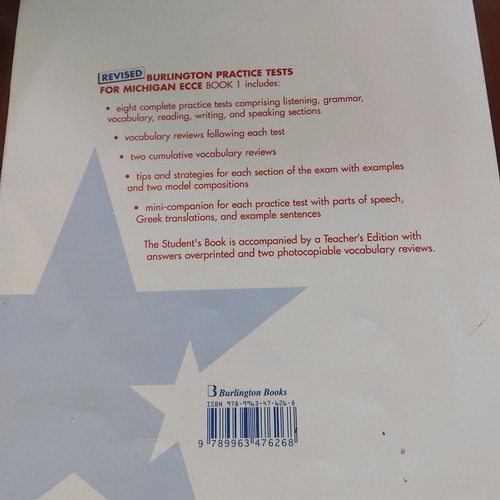 Michigan ECCE Proficiency Tests Teacher's edition like new with CDs