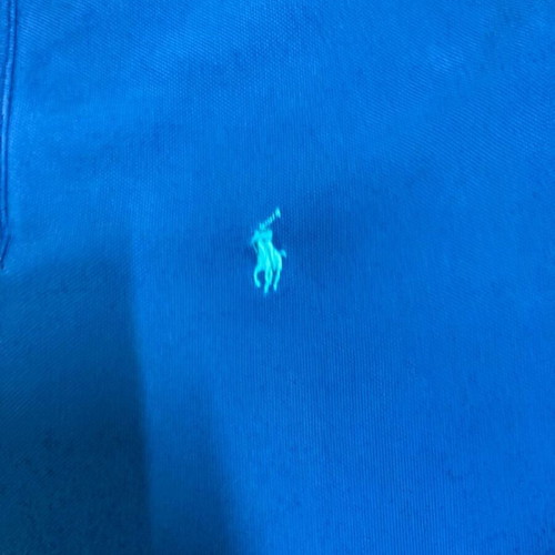 Ralph Lauren Polo shirt XL, blue with turquoise pony
