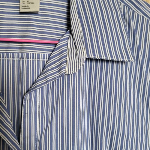 H&M women's shirt like new, striped blue-white, size 40