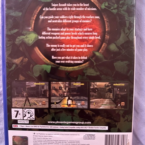 Sniper Assault PS2 unused