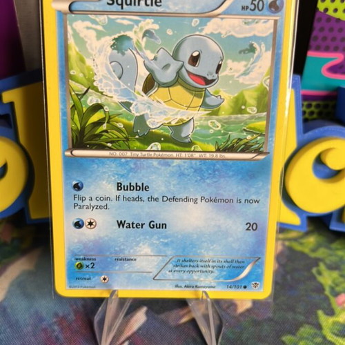 Squirtle Plasma Storm Pokemon card