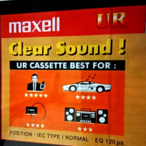 Maxell UR 90 Type I Cassette Tape sealed NOS