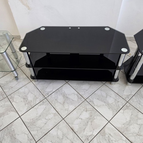 Glass TV table