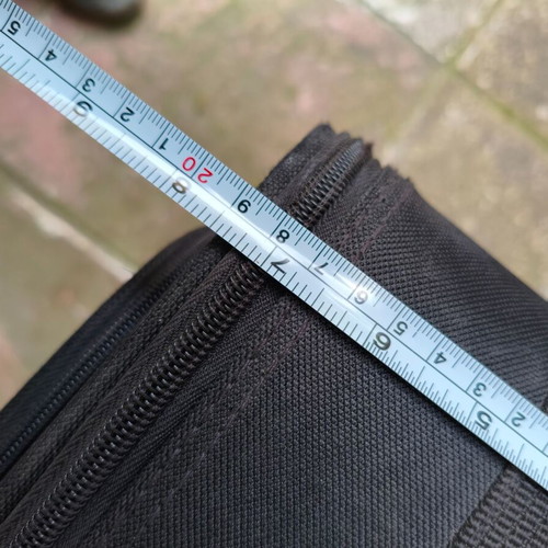 Wheeled suitcase used black