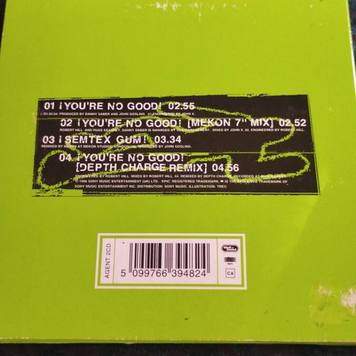 Agent Provocateur You're No Good CD single used, electronic