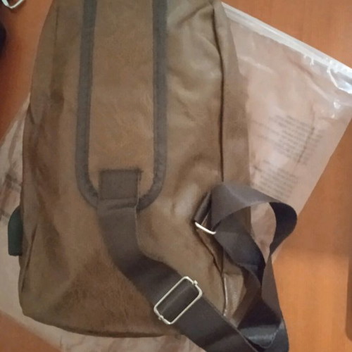 Men's chest bag new brown