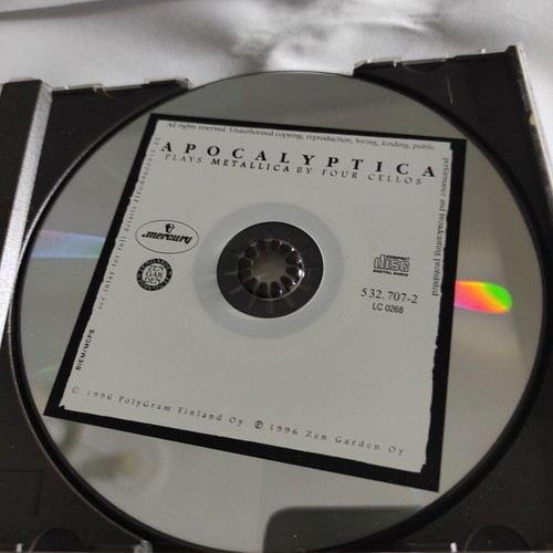 Apocalyptica Plays Metallica By Four Cellos CD like new, classical