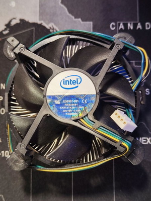 Ψύκτρα Intel 775 μεταχειρισμένη, λεπτή με χάλκινο πυρήνα