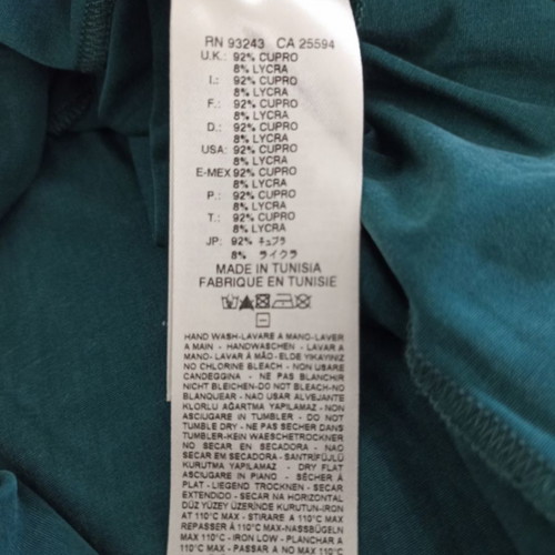 Diesel silk cupro long dress new, medium, green