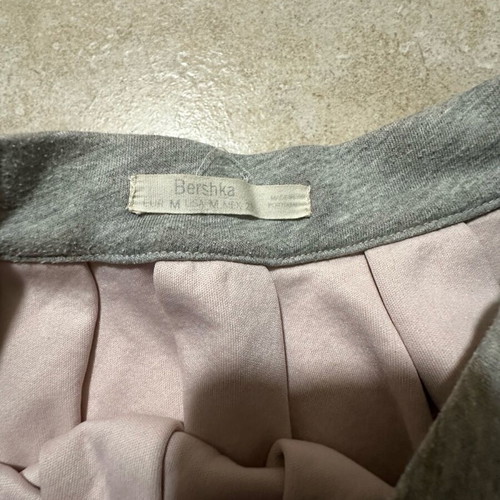 Bershka skirt used, gray, size M 38 10