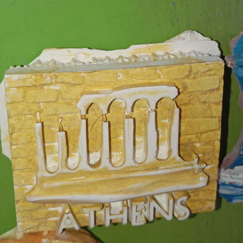 Gypsum decorative magnet new