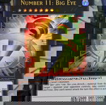 Number 11: Big Eye Yu-Gi-Oh! κάρτα σαν καινούργιο
