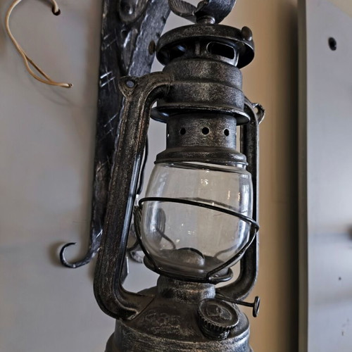 Wall light applique type storm lantern new