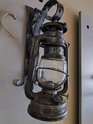 Wall light applique type storm lantern new