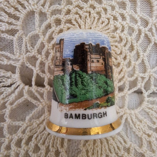 Bamburgh Porcelain Thimble like new