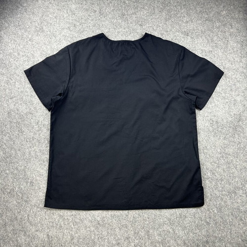 Dickies medical nurse shirt men's large black used with pockets
