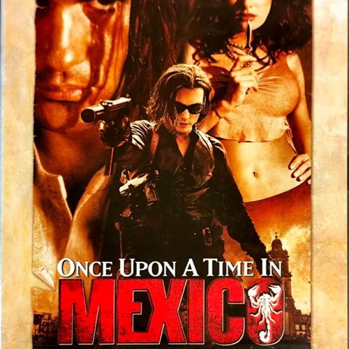 Once Upon a Time in Mexico DVD, action movie, English subtitles
