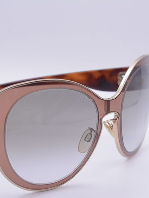 Γυαλιά ηλίου Balenciaga καινούργια, μπορντό με γκρι και χρυσές λεπτομέρειες