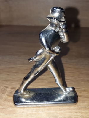 Johnnie Walker metal figurine old collectible