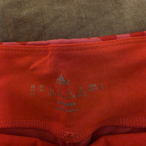 Adidas original pink leggings like new, size XS
