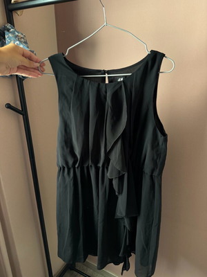 Black short dress H&M like new