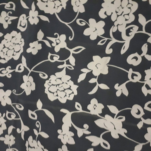 Vintage fabric piece new, crepe texture, dark oil/gray color
