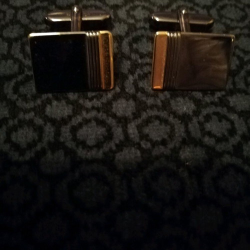 Cufflinks like new, gold and silver colors