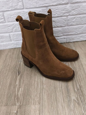 Sergio Bardi suede boots brown like new, size 39