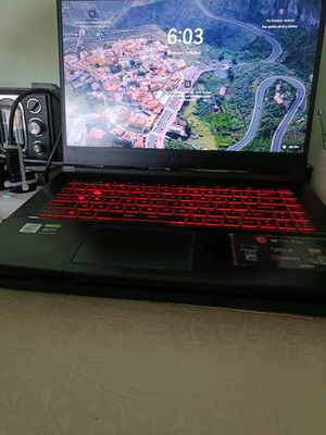 MSI GF65 Thin μεταχειρισμένο laptop για ανταλλακτικά ή επισκευή