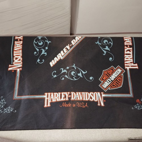 Harley-Davidson vintage bandana used, black