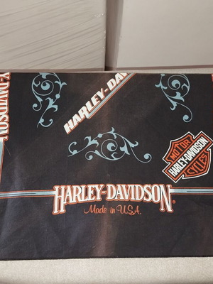 Harley-Davidson vintage bandana used, black