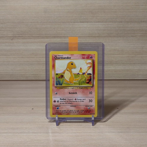 Pokemon TCG Charmander Base Set card used