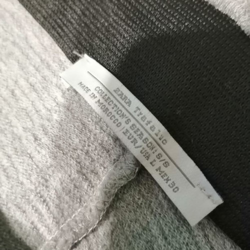 ZARA skirt size L gray almost new