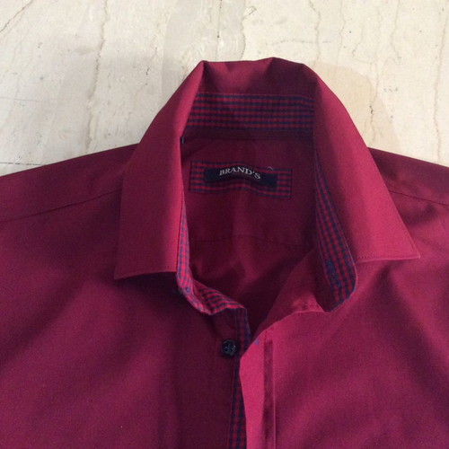 Brand'S men's shirt used, size M, burgundy