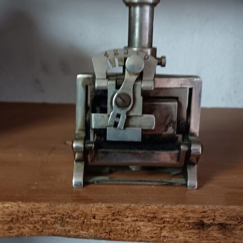 Numbering stamp used, iron, 1950s 1960s