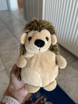 Plush hedgehog toy